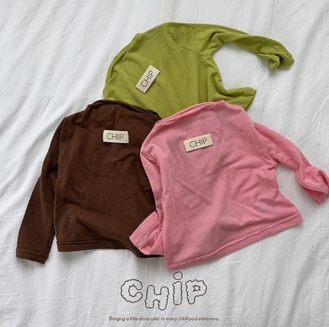 【取寄】CHIP マランハーフハイネックTシャツ｜秋服｜韓国子供服｜26/AT