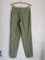 1970’s Vintage Check Slacks Pants Aluminum Zip／W27