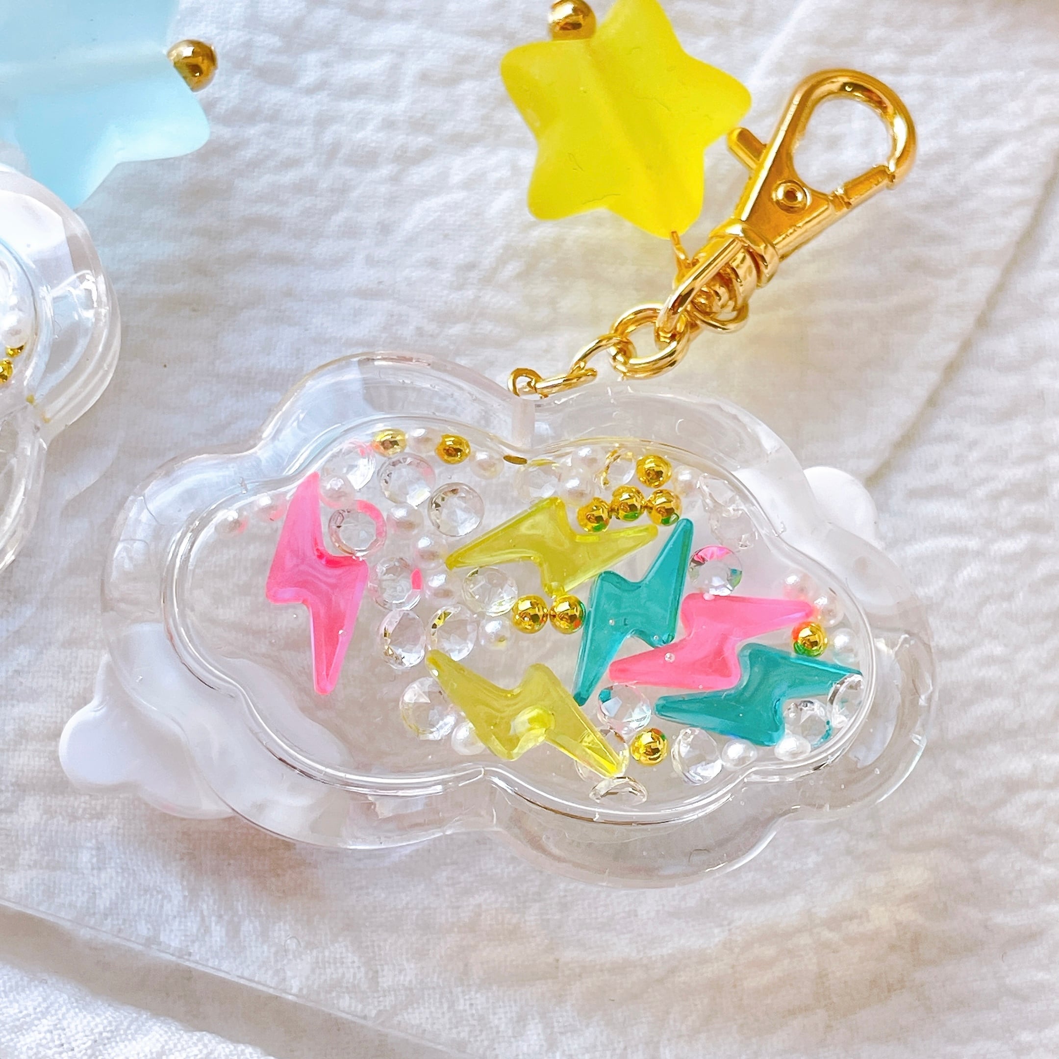 くもやん☆雲のシャカシャカキーホルダー | Tanakasan chi
