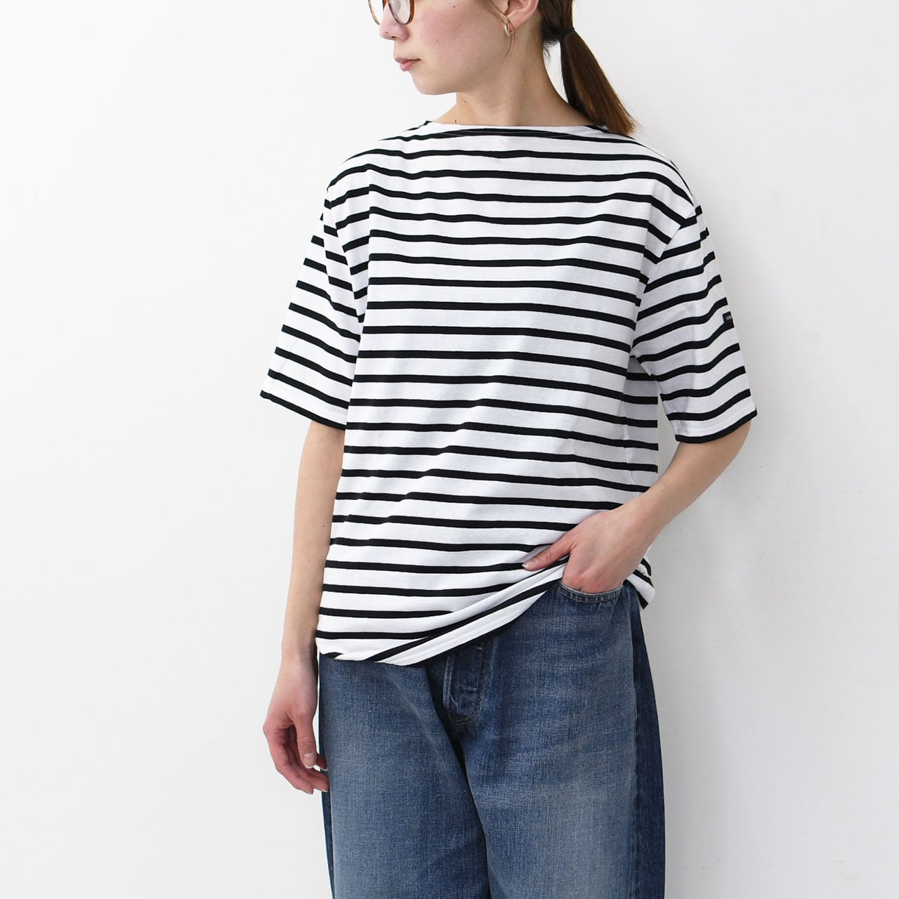 新品タグ付き IENA購入 SAINT JAMES PIRIAC ホワイト SAINT JAMES（セントジェームス）PIRIAC（ピリアック）/NEIGE