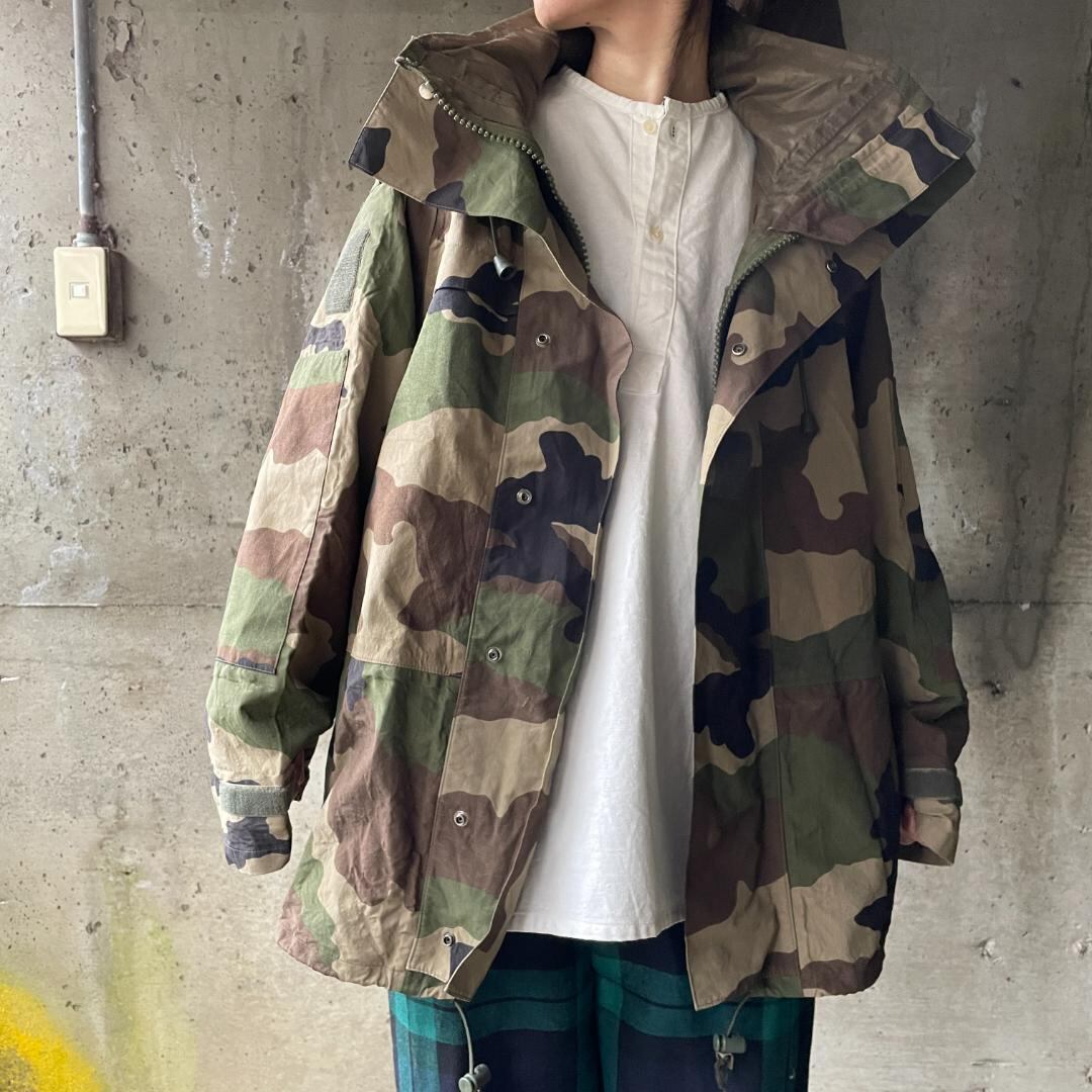 AY40 フランス軍 本物 CCE カモゴアテックス ジャケット GORETEX