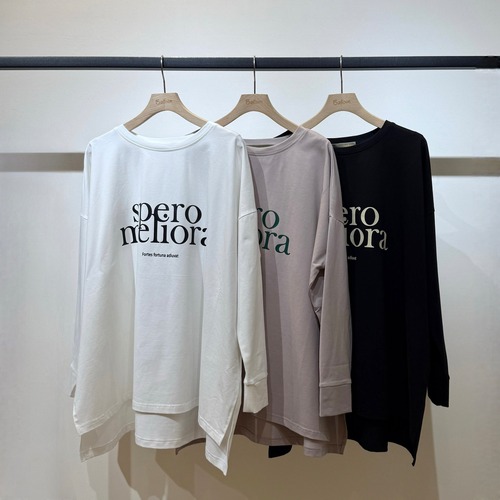 【限定店舗】オーバーサイズロゴロングT