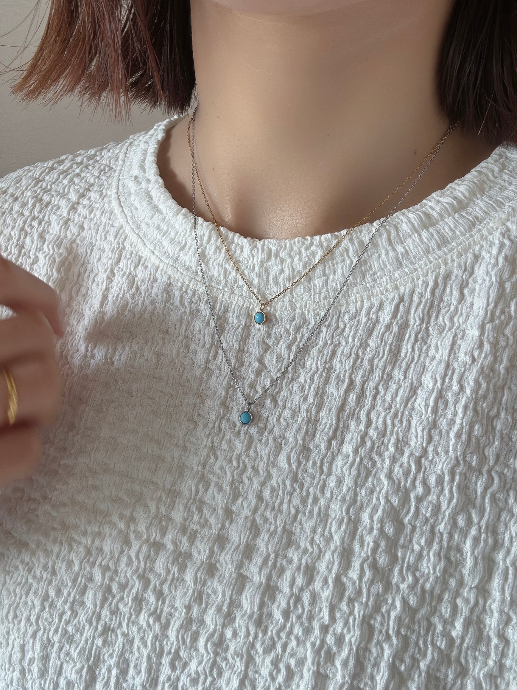MSAターコイズミニネックレス | joie