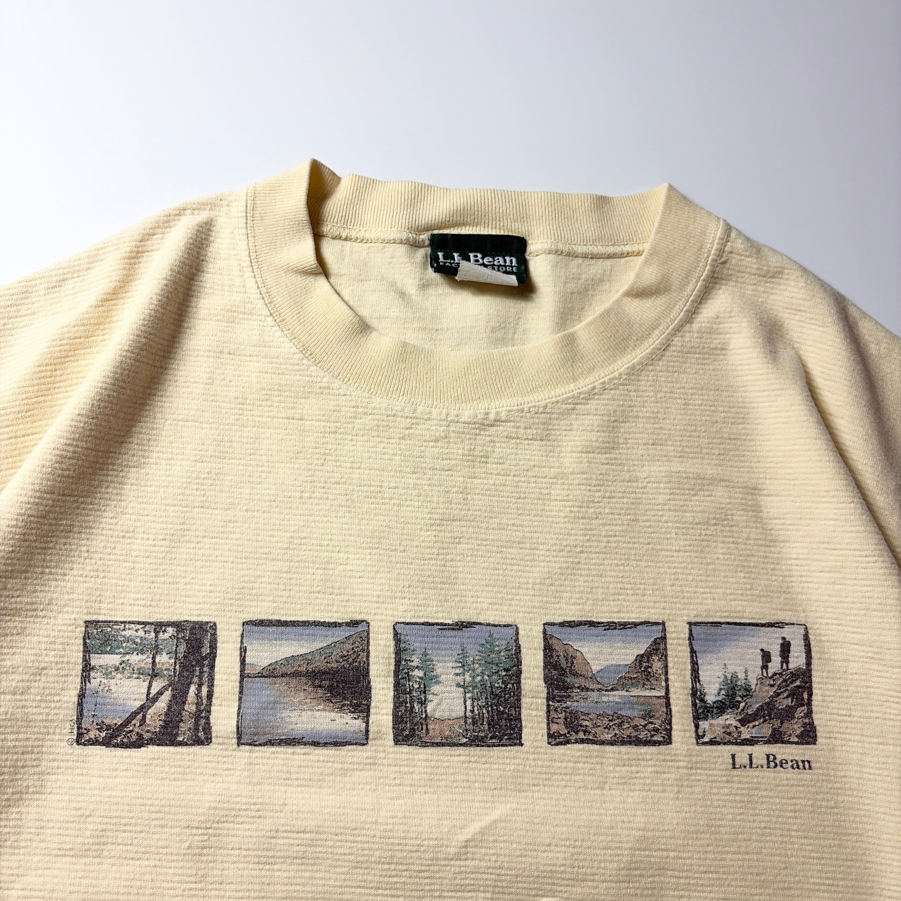L.L.Bean 90s Scenic Border T-shirt