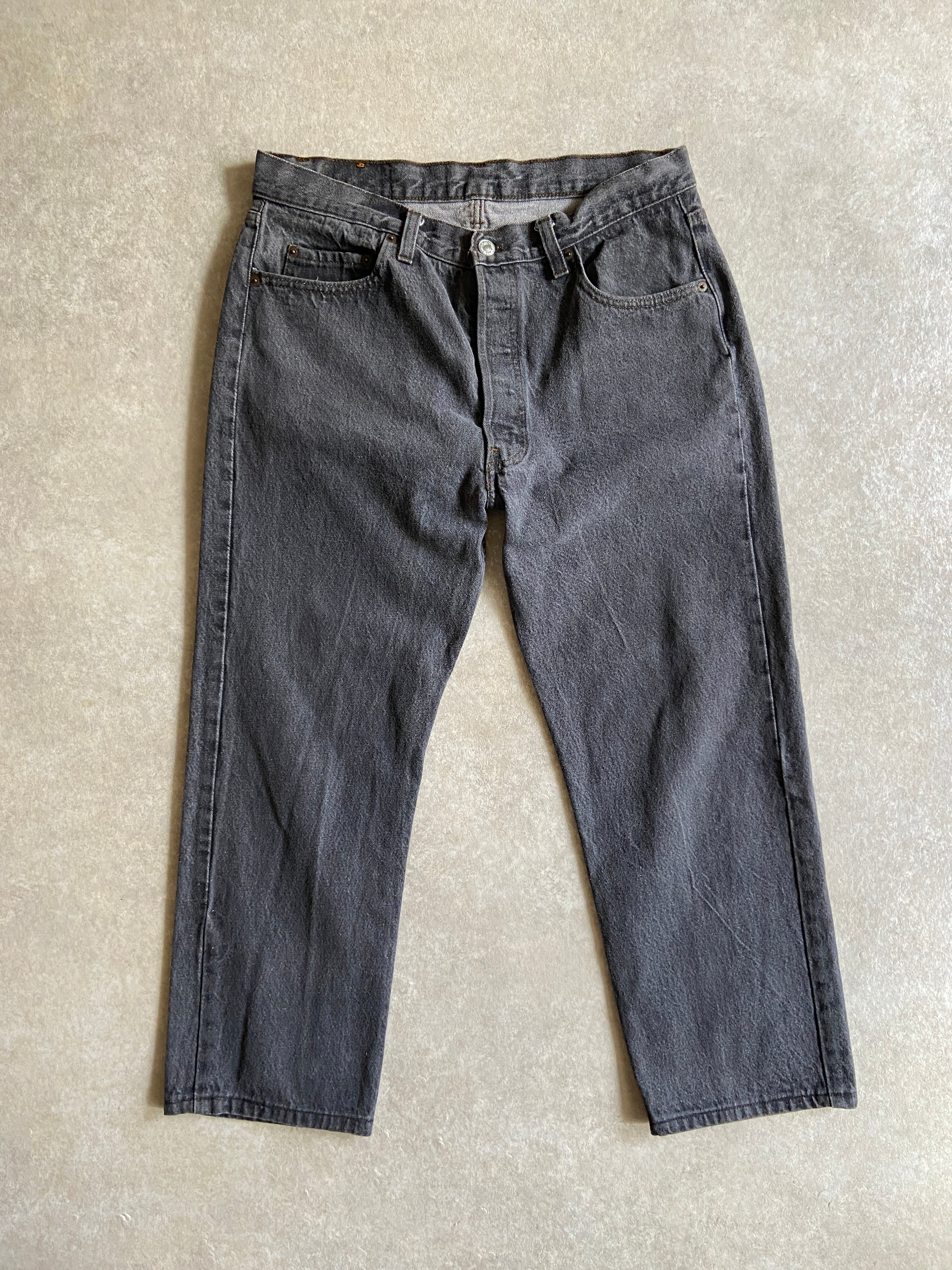 1980s Levi's 501 先染めブラック W34 L26.5 Made in USA G915