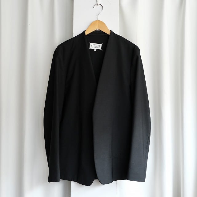 Maison Margiela 19AW ネオプレーン ノーカラージャケット Maison Margiela 19AW NO COLLAR JACKET | safarionline