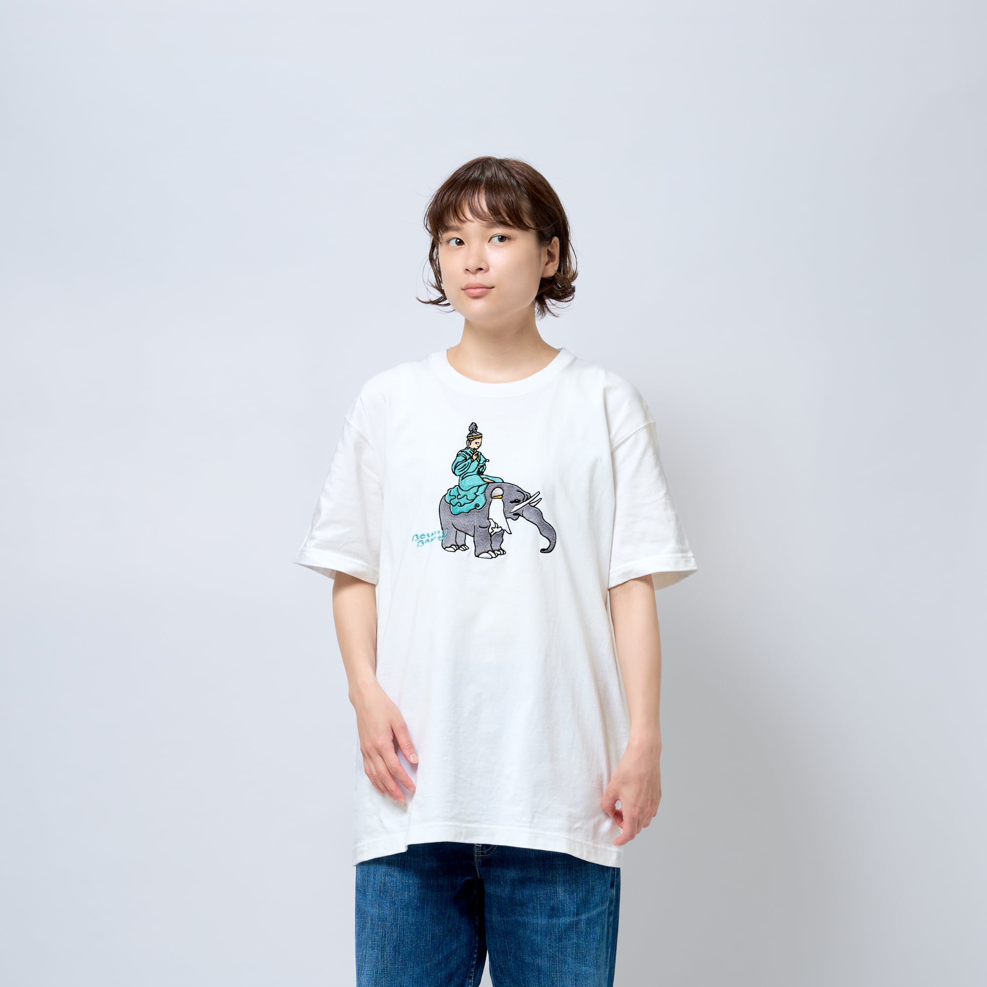 【受注生産限定品】ほぼ未使用・釈迦坊主 3億円事件Tシャツ 空也上人とスケボー 仏像 ロングスリーブ オーセンティックスーパーT