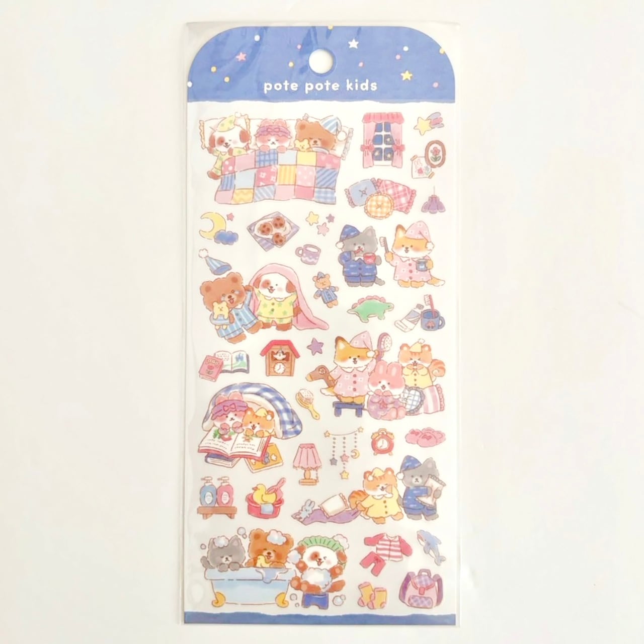単品 ぽてぽてキッズシール｜82717-82722 | シールと星座 双子座文具店