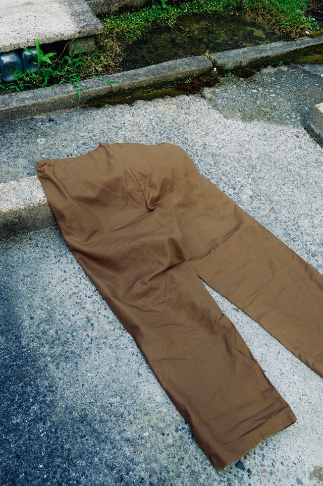 Chez Army 90s Sleeping Pants Dead Stock Brown Cock Pants チェコ軍 スリーピングパンツ