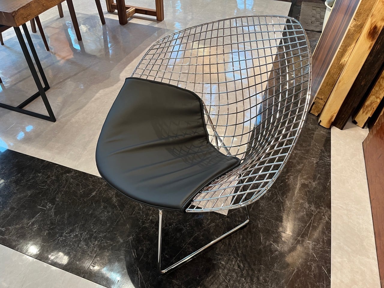 ダイヤモンドチェア　ハリー・ベルトイヤ　リプロ ハリー・ベルトイア ダイヤモンドチェア リプロダクト ワイヤー