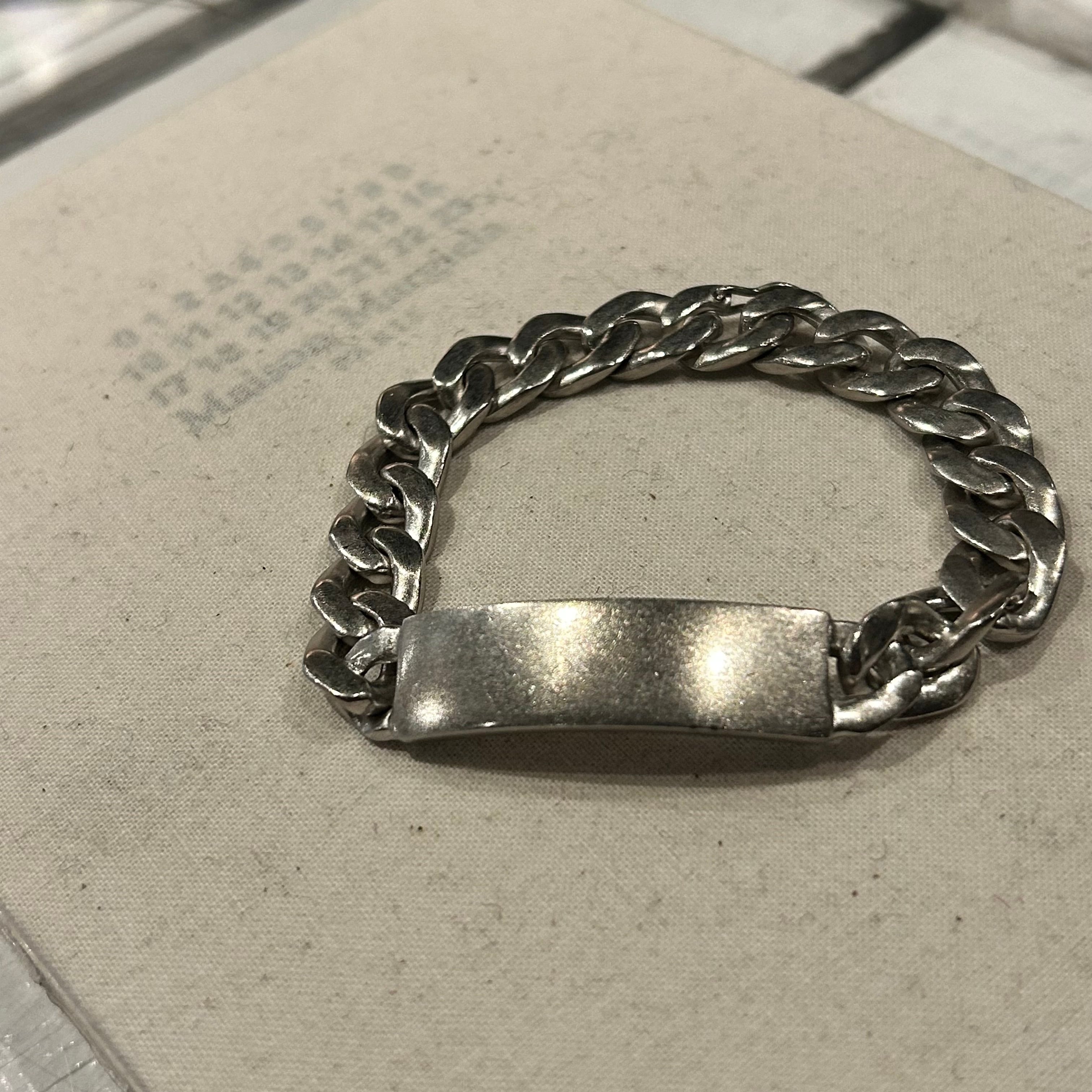 Maison Margiela【メゾン マルジェラ】ID ブレスレット(SILVER /S18UY0004 SV0130 SIZE:05 ). |  glamour online powered by BASE