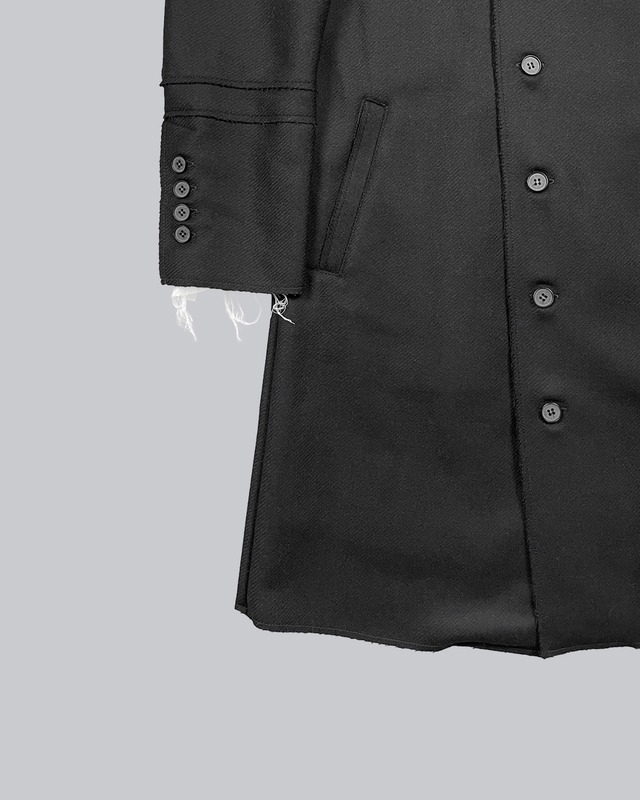 23AWご予約商品　ASKYY / NAPOLEON COAT / BLK