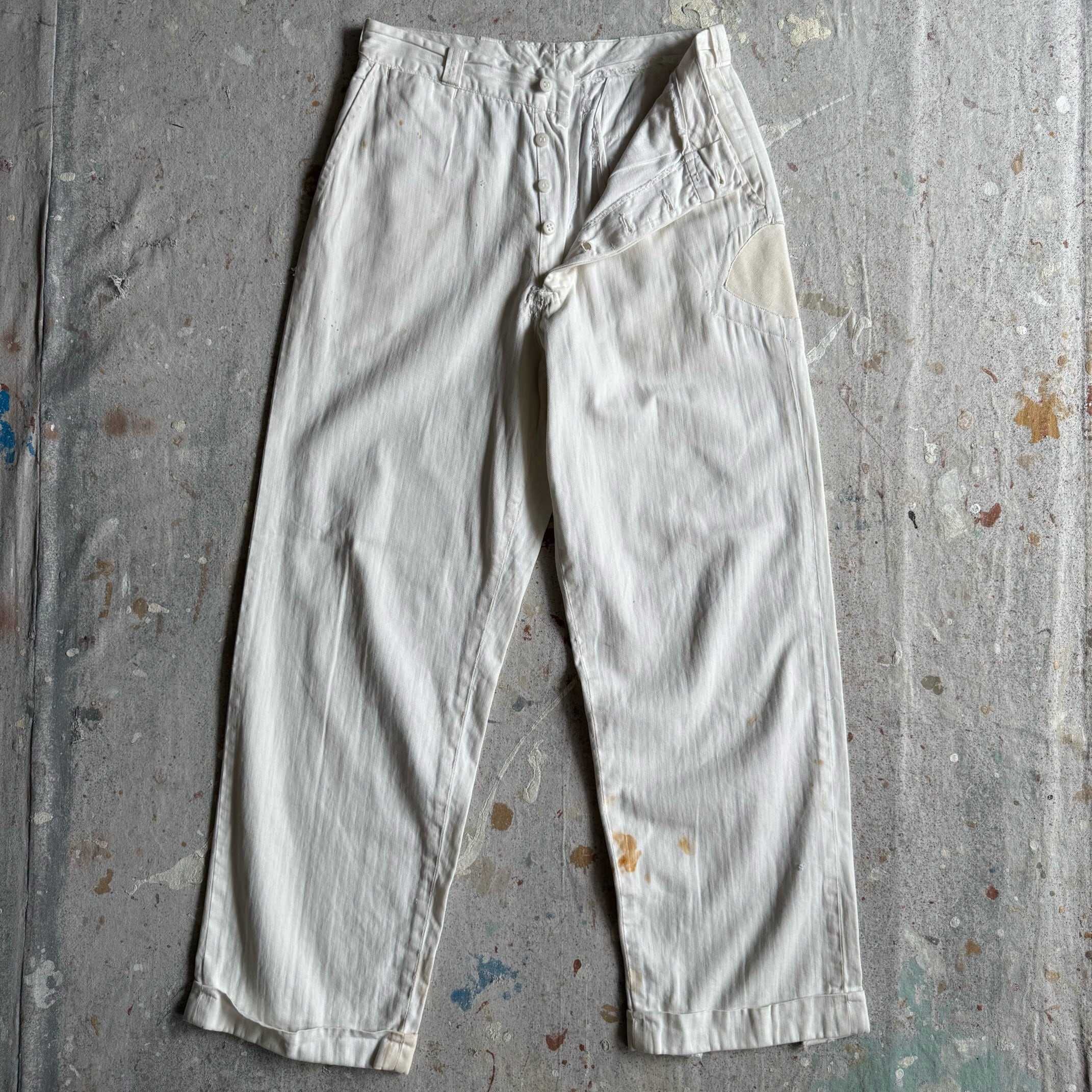 1940s HBT Work Pants W30L30 Z230