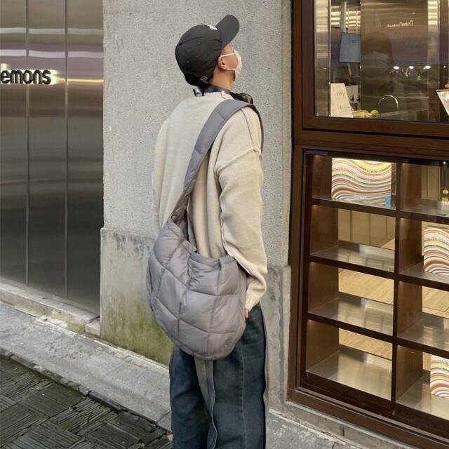 STAND STUDIO 黒 キルティングレザー ショルダーバッグ(maison STAND STUDIO 黒 キルティングレザー ショルダーバッグ(maison