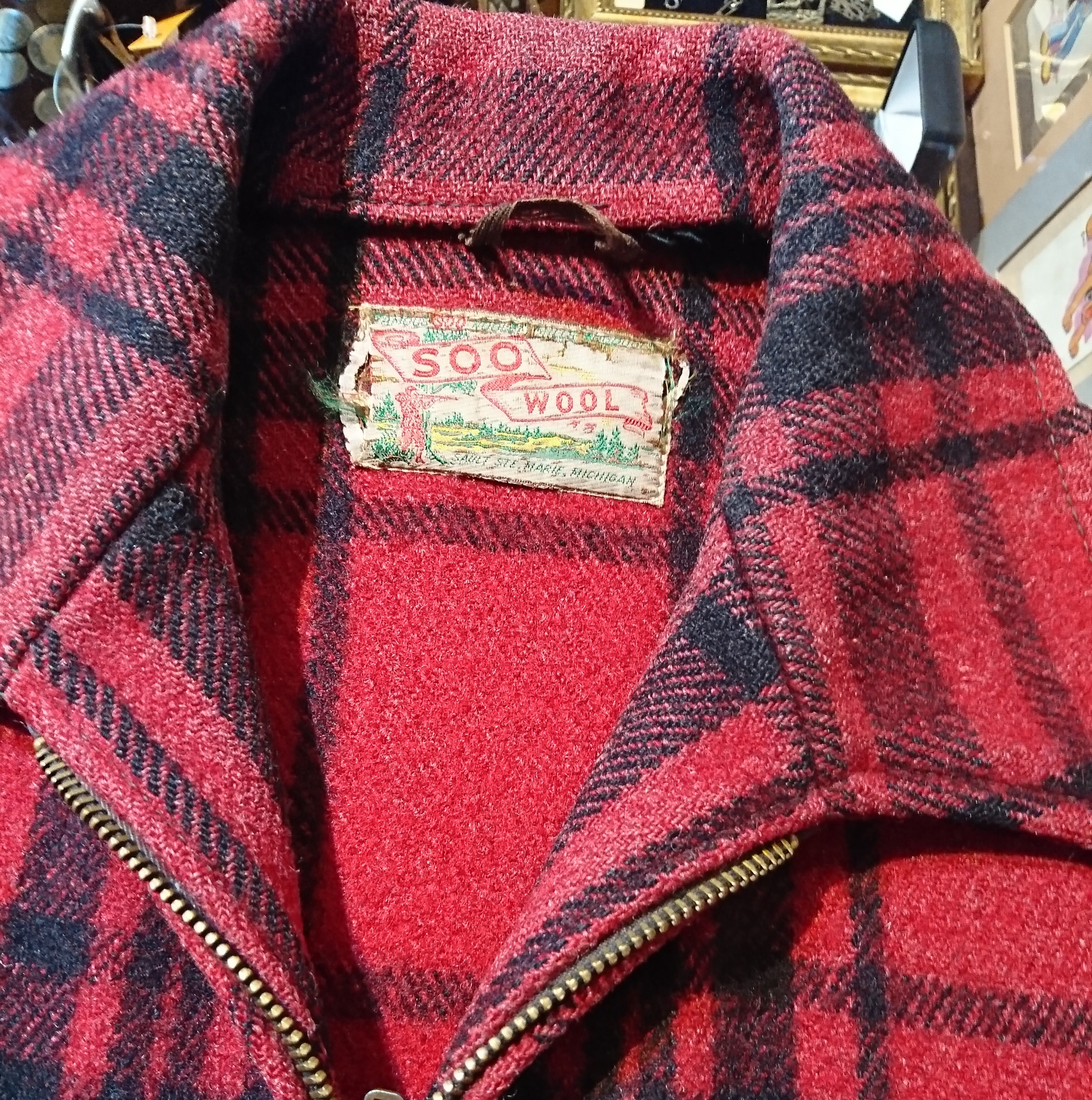 50s vintage wool sports jacket ヴィンテージ ウール スポーツ