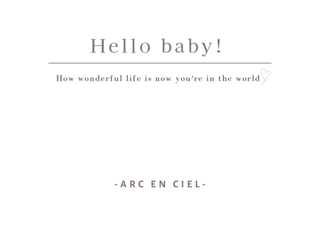 気軽に贈れる！　Baby gift set [2item]