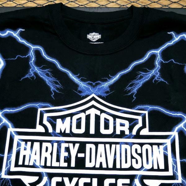 HARLEY DAVIDSON Tシャツ サンダー 雷 ハーレー ヴィンテージ