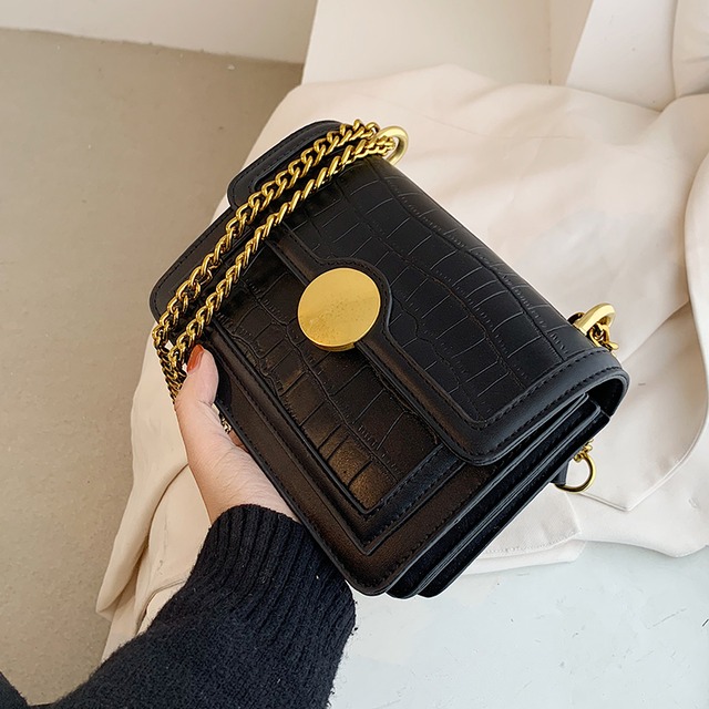 チェーン オータム 秋物 ウィンター 冬物 スクウェア メッセンジャーバッグ 手作りハンドバック24549960019