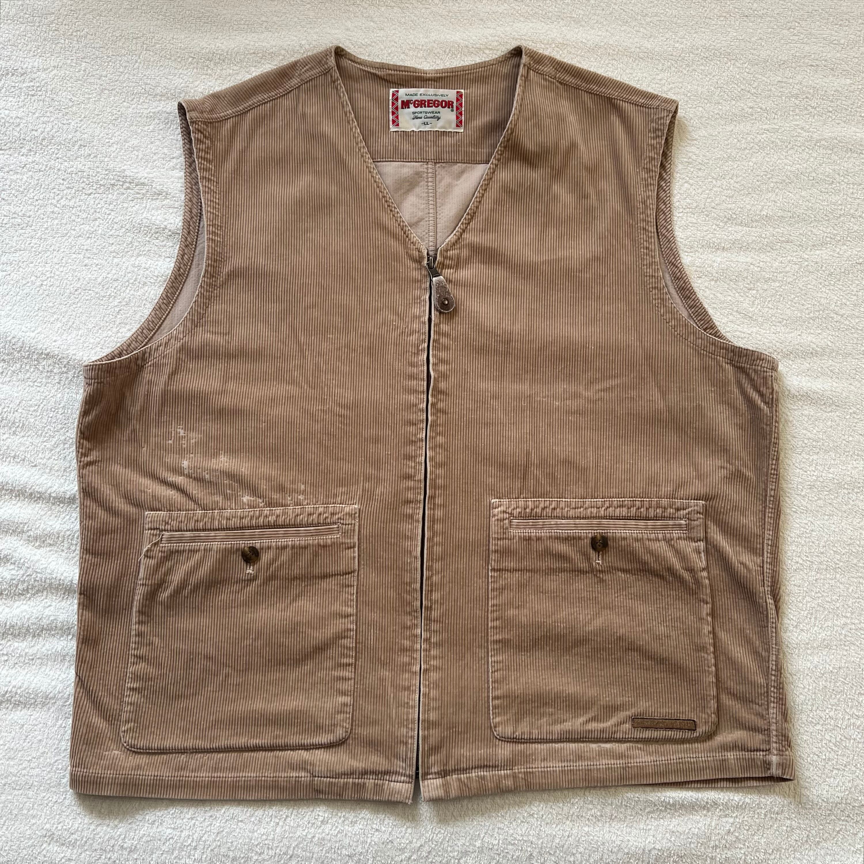 McGREGOR マックレガー コーデュロイ ベスト ジャケット LL XL