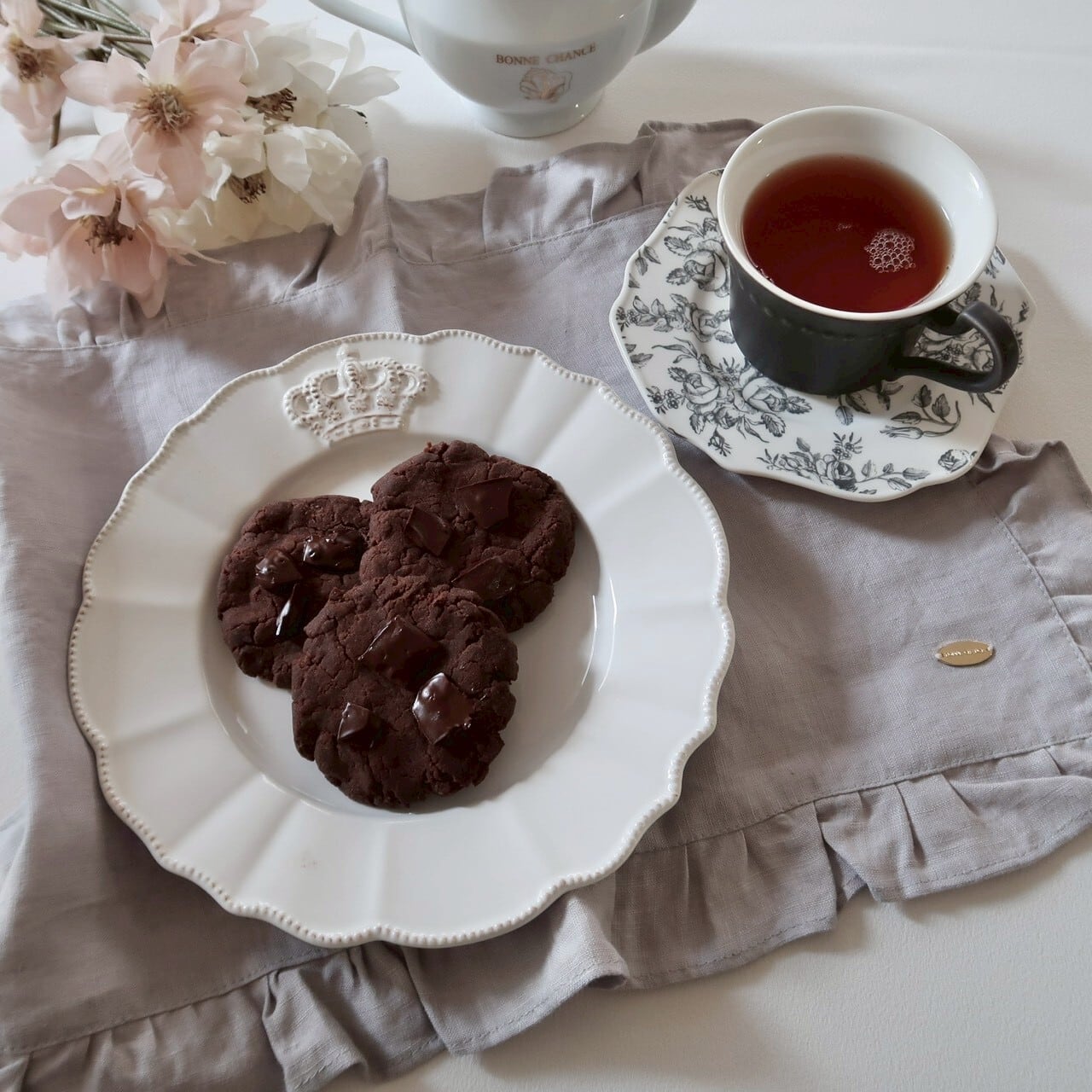 BONNE CHANCE フリルランチョンマット LUNCHEON MAT / フリルランチョンマット | BONNE CHANCE
