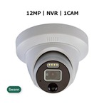 Swann（スワン）12MP NVR セキュリティドーム型カメラ