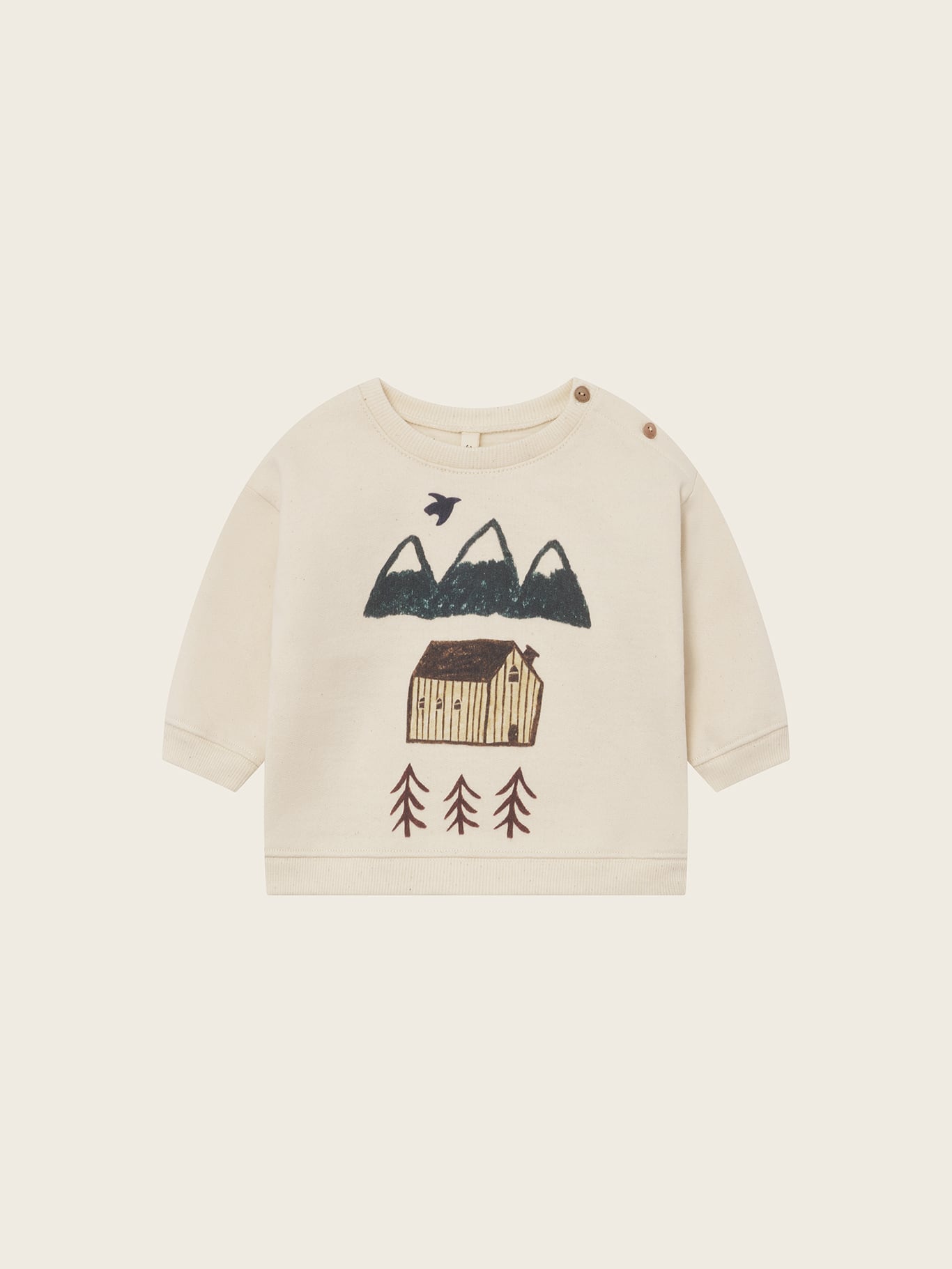 送料無料 organic zoo/Cabin Adventure Sweatshirt Undyed