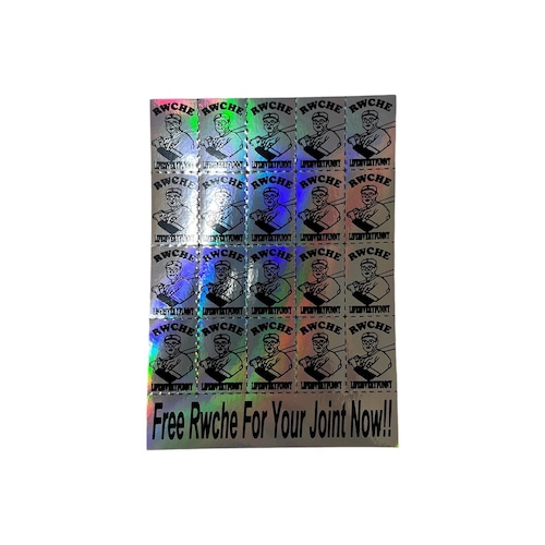 【RWCHE】FRFYJNOW SILKSCREEN STICKER(Hologram CP)