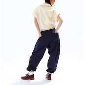 【3color】ショート丈ルーズスポーティーポロシャツ W0085