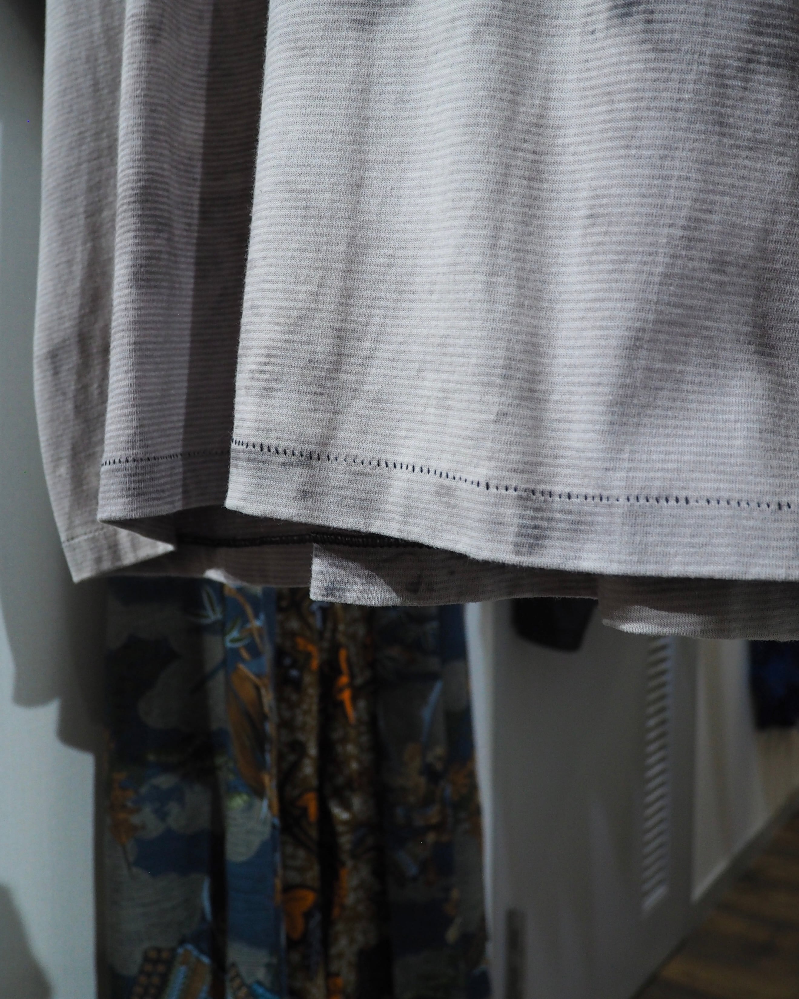 1990s " Made in USA - Colorado Buffaloes " printed × Over Dyed vintage loose Tee