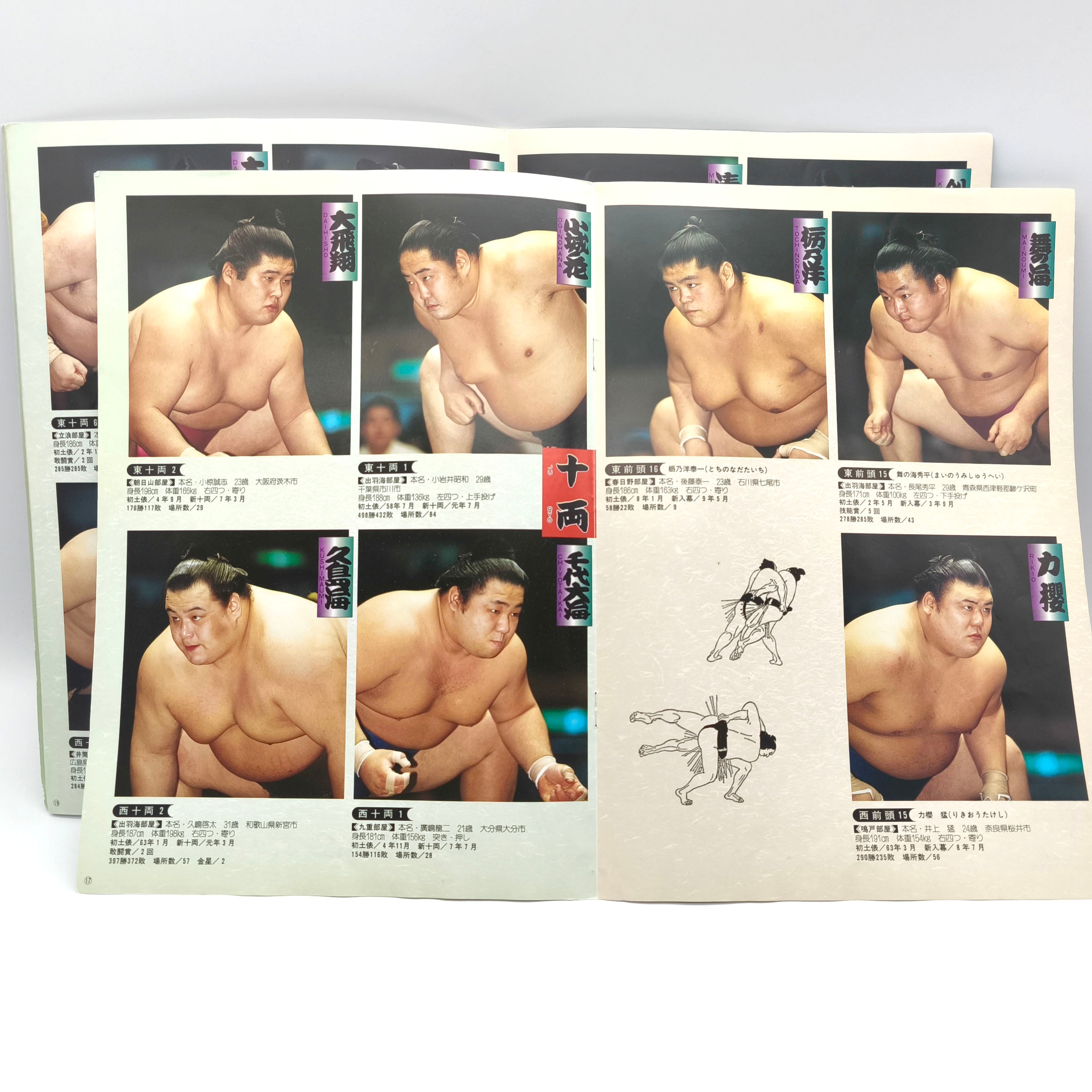 大相撲・パンフレット・1994年9月場所・1997年5月場所・2冊セット・No