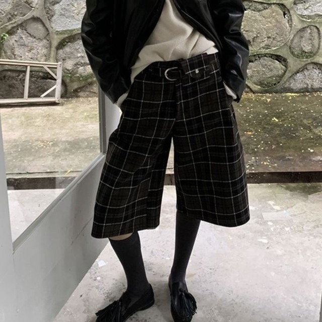 Check Half Pants 503962