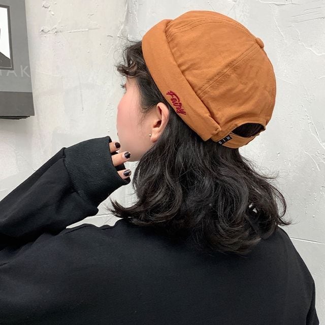 2021年秋冬新作 ブラック 帽子 ヒップホップ 男女兼用 お洒落 シンプル レディース 刺繍