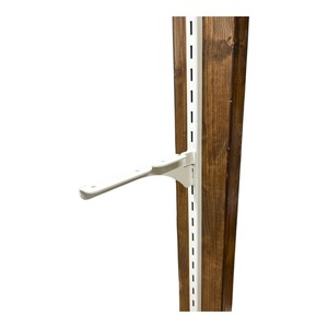 【人気】和気産業(Waki Sangyo) 1X4ピラシェル棚受 棚受け金具 1X4材 2枚用 左 167mm ピラシェルシリーズ 棚板 壁面 収納 1枚入 白 WPS020