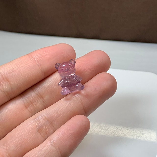 34.可愛いくまちゃん・フローライトくま