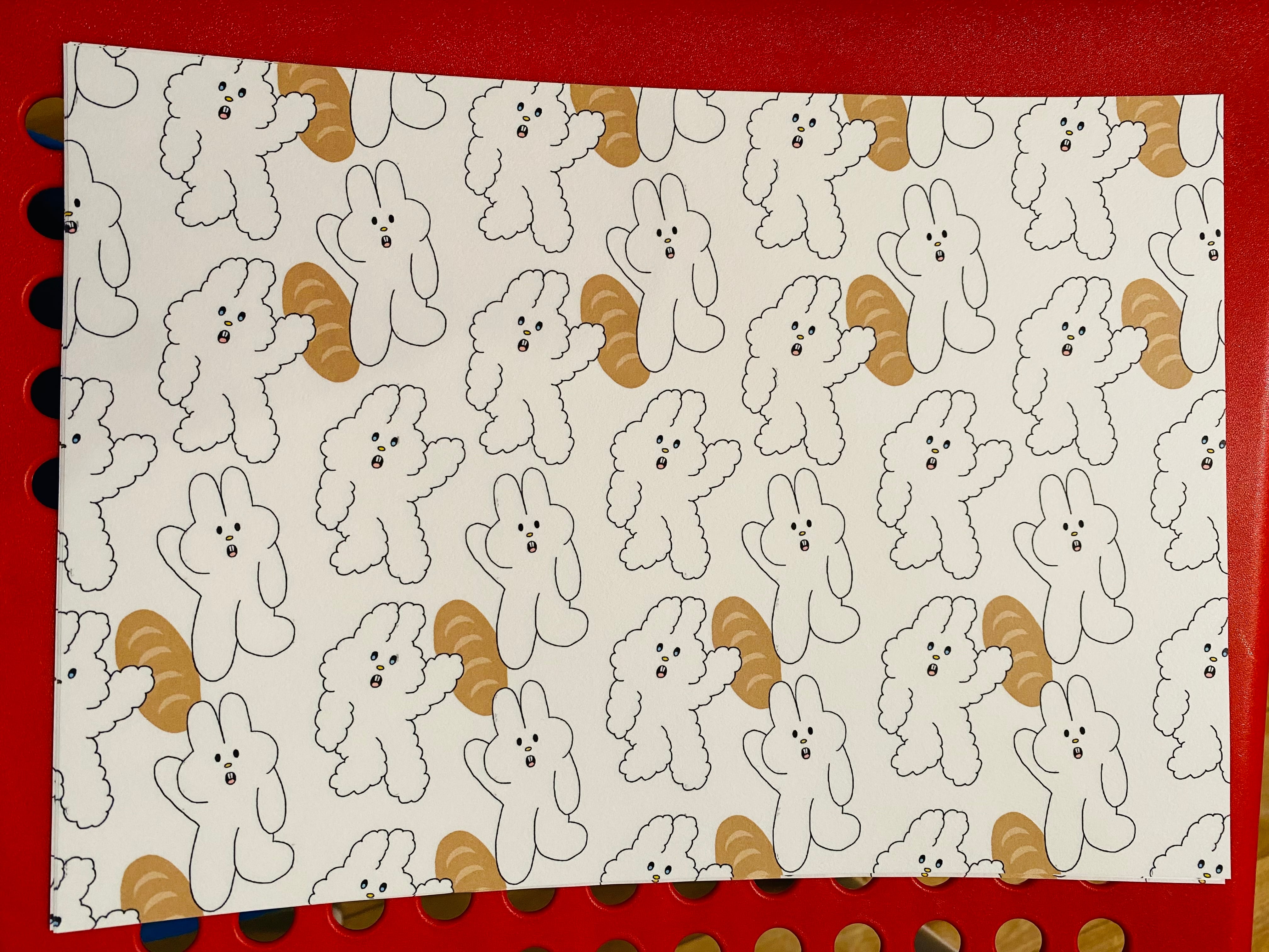 【B品】うさぎたちのペーパー
