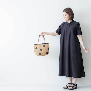 ENA KUAM ドットラウンドバッグ