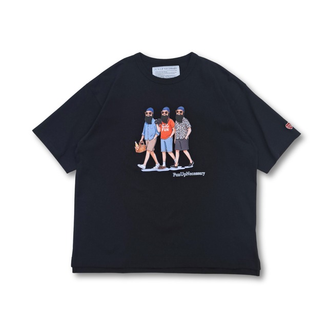 FUN - fun life oji Tシャツ (black)