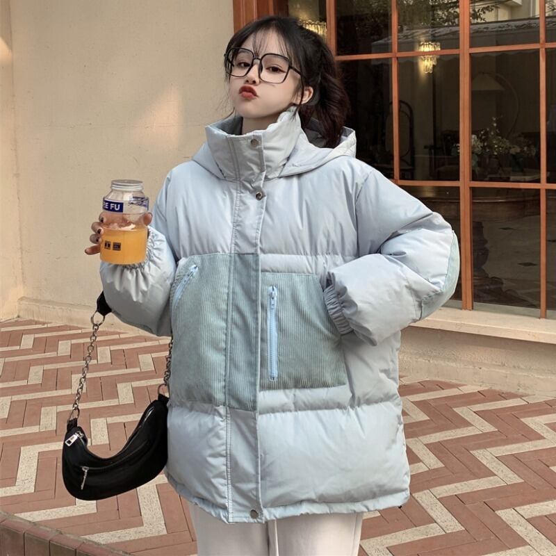 ウィンターフードジャケット コットン 冬物 萌量不足33201708184