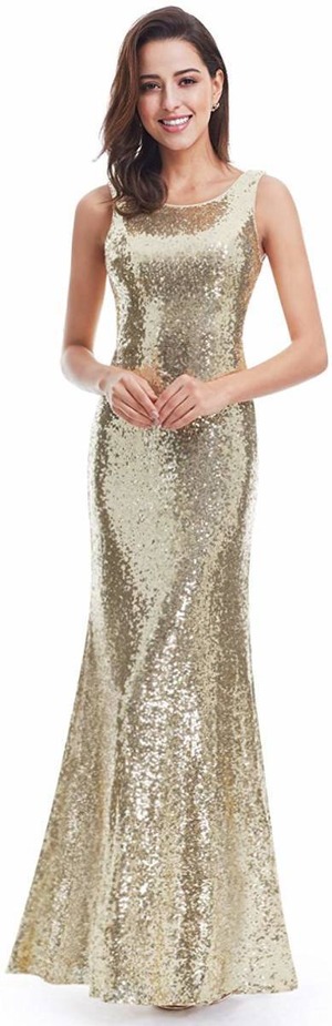 ★送料無料★9号（M)☆マーメイドパーティ－ロングドレス(OPN3620)