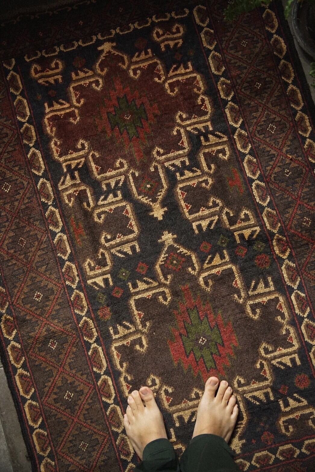 788 -Vintage Baluch rug
