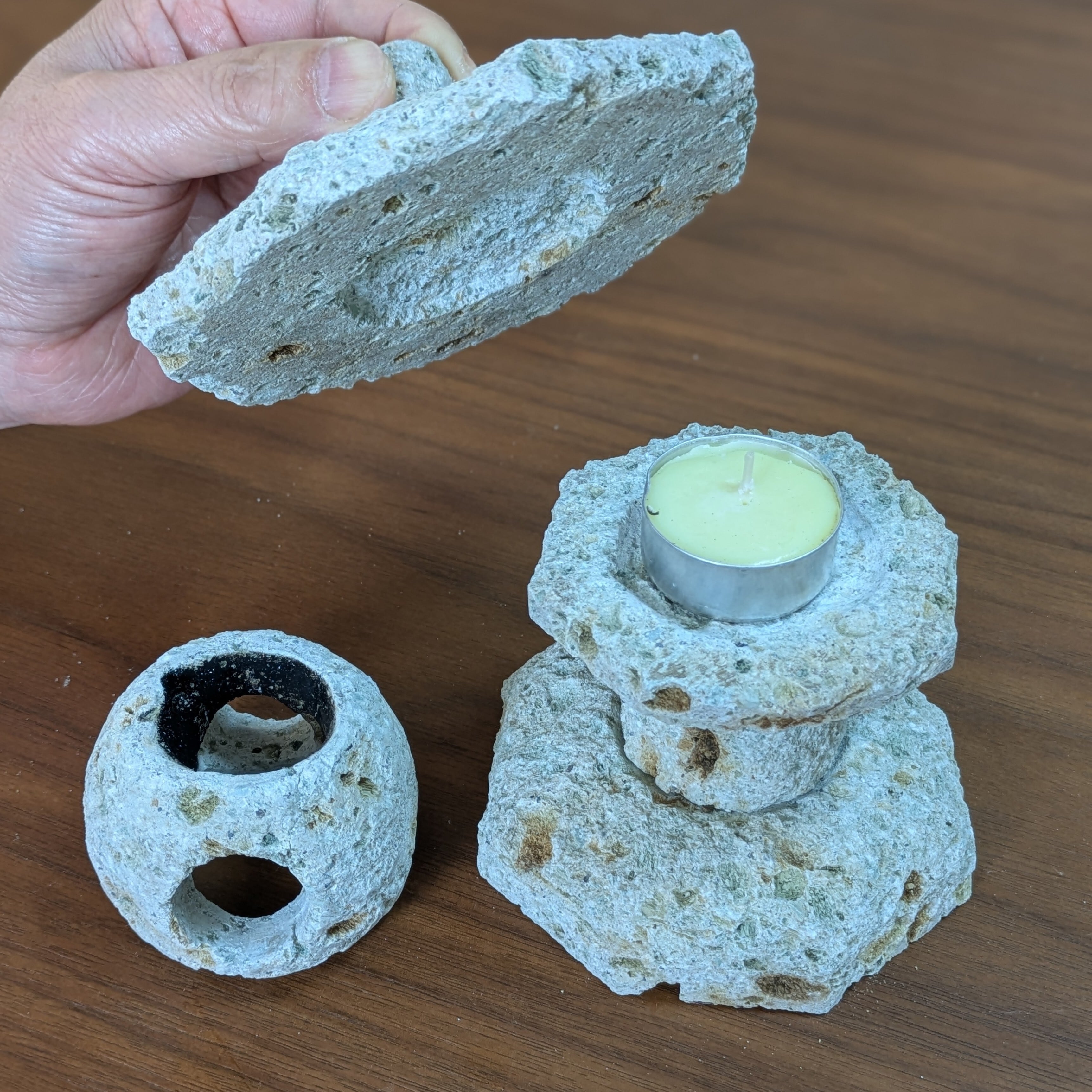 大谷石灯籠 和風 小さい 灯籠 灯篭 燈籠 とうろう レトロ 古い