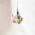 【片耳販売】金魚鉢ソーダのミニチュアピアス イヤリング イヤーカフ チャーム