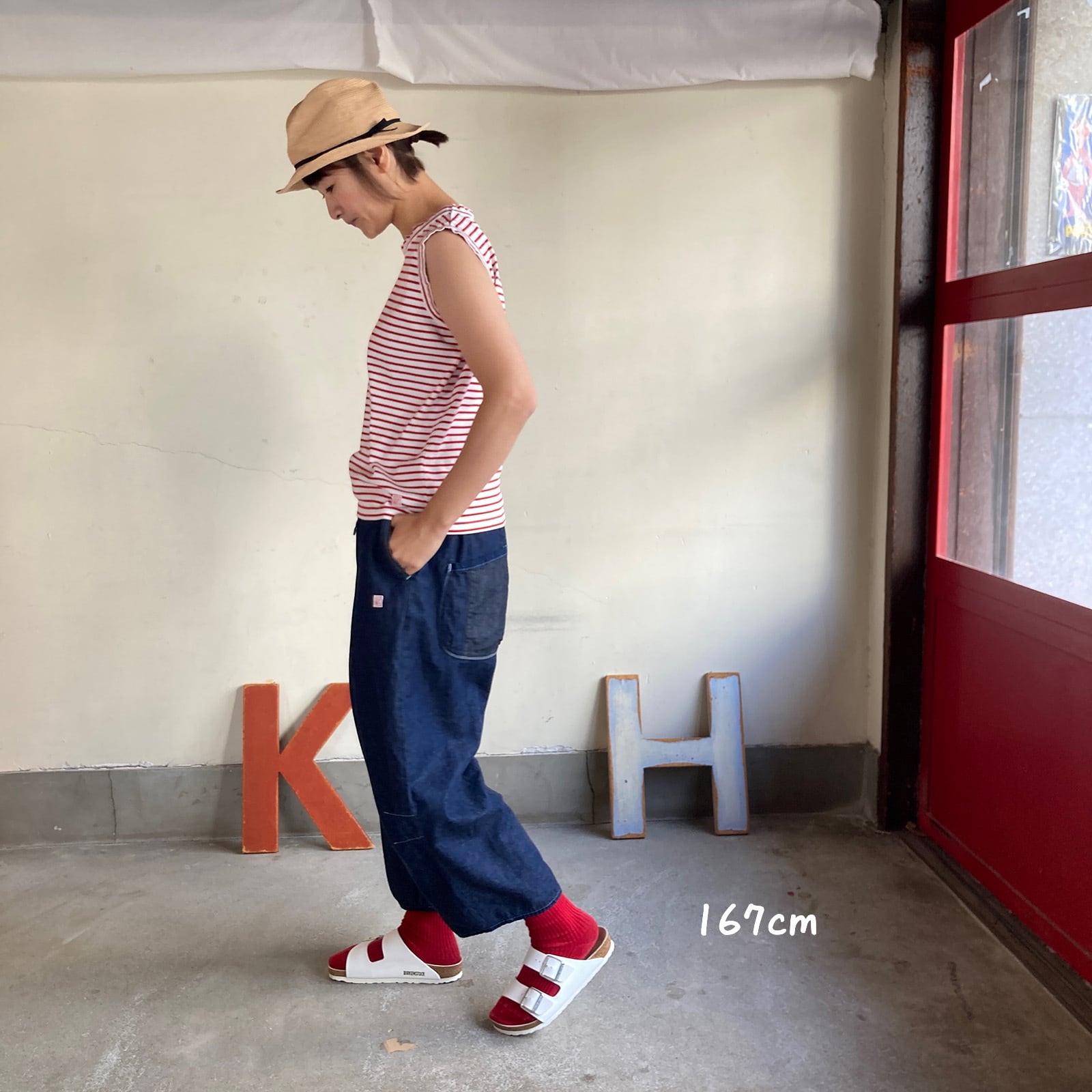 【値下げ】ボーダーズアットバルコニー　ノースリーブ BORDERS at BALCONY（ボーダーズアットバルコニー） ノースリーブ