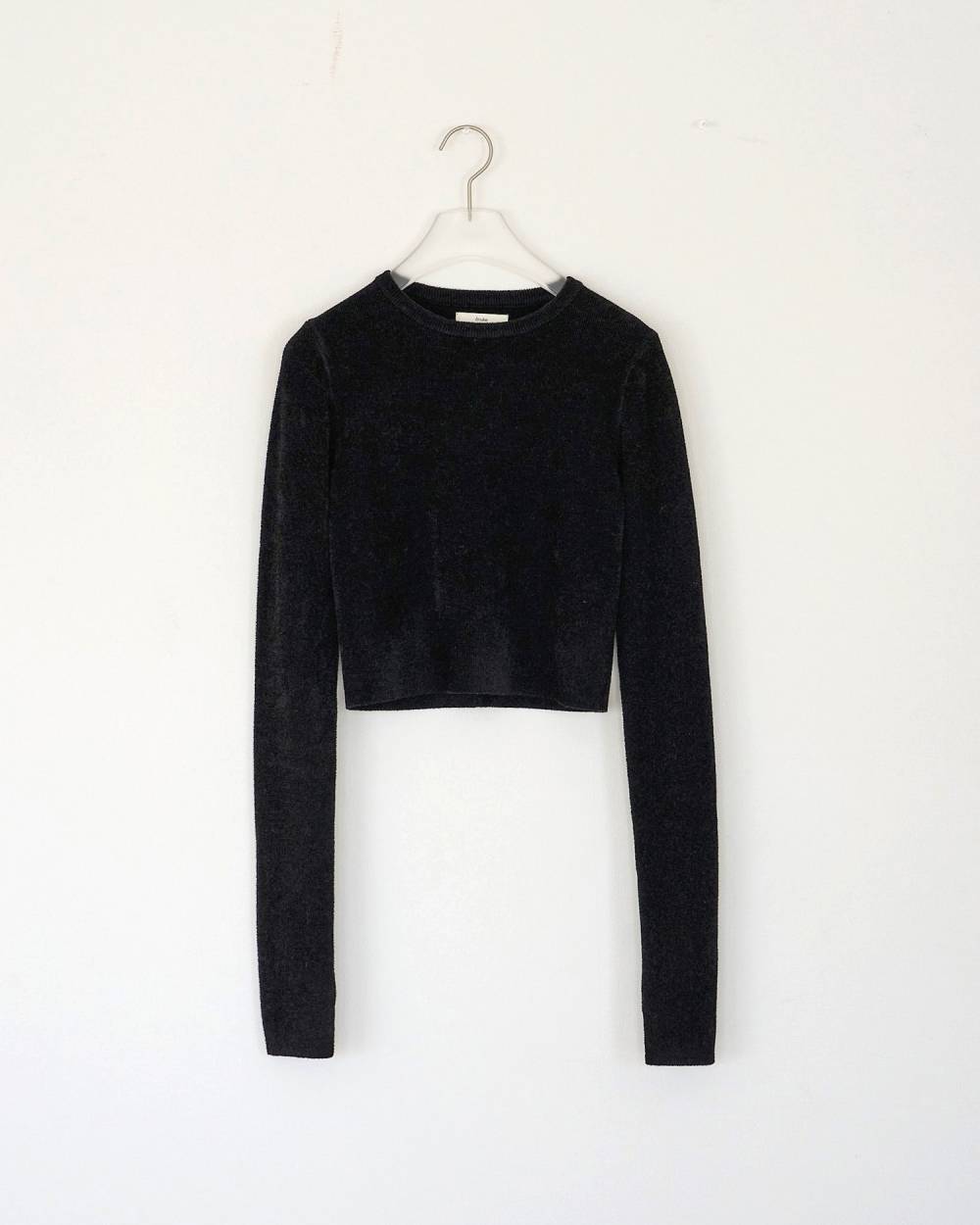anuke(アンヌーク) Crewneck Velour Knit | サウスオレンジ｜メンズ
