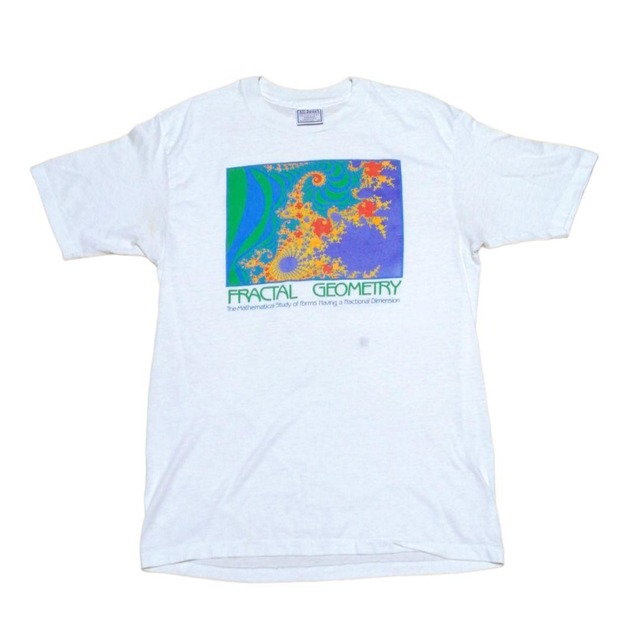 フラクタル 幾何学 90s Tシャツ | neverlandweb