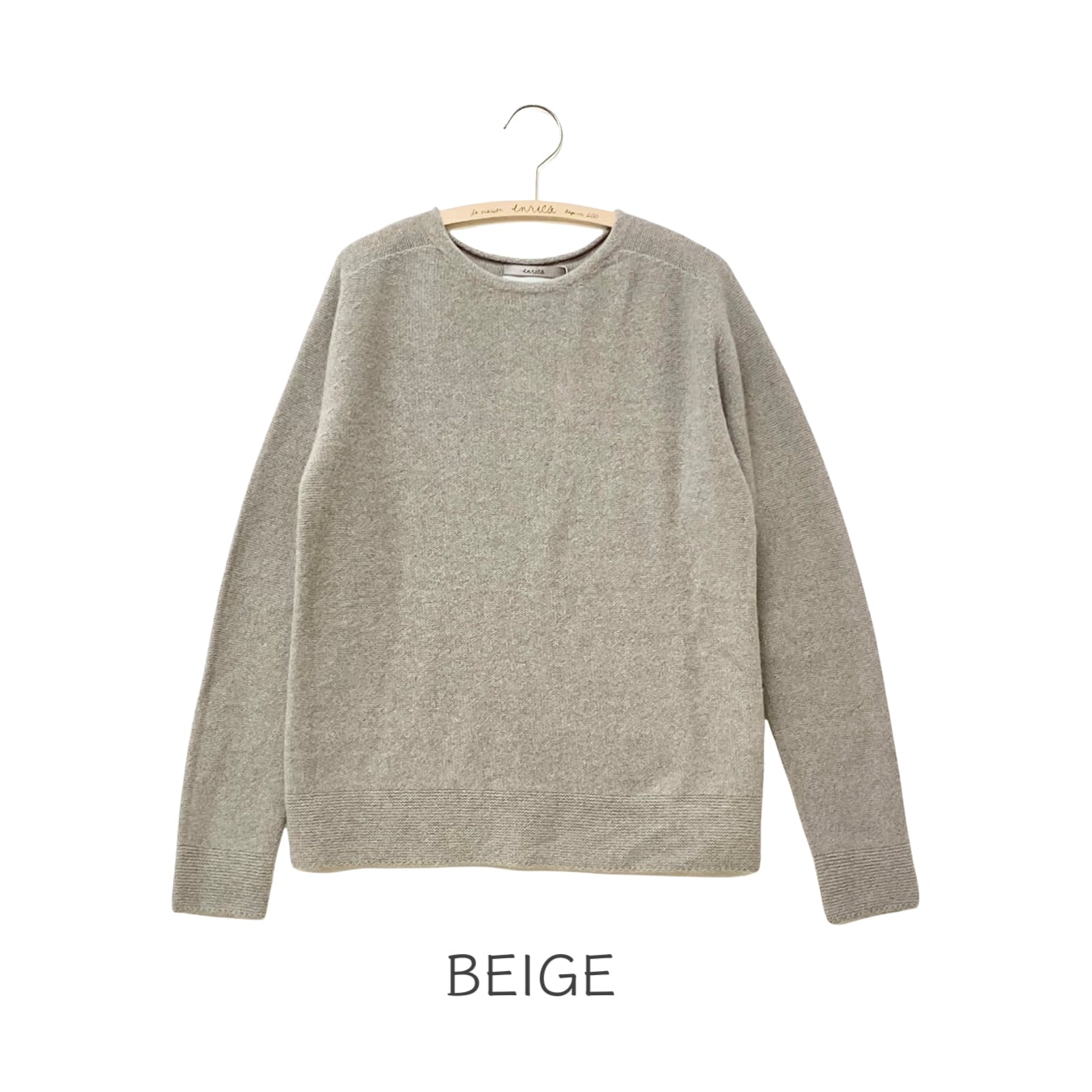 定番【ミドルゲージカシミヤセーブルニット】KNIT 076_1 | enrica 公式通販