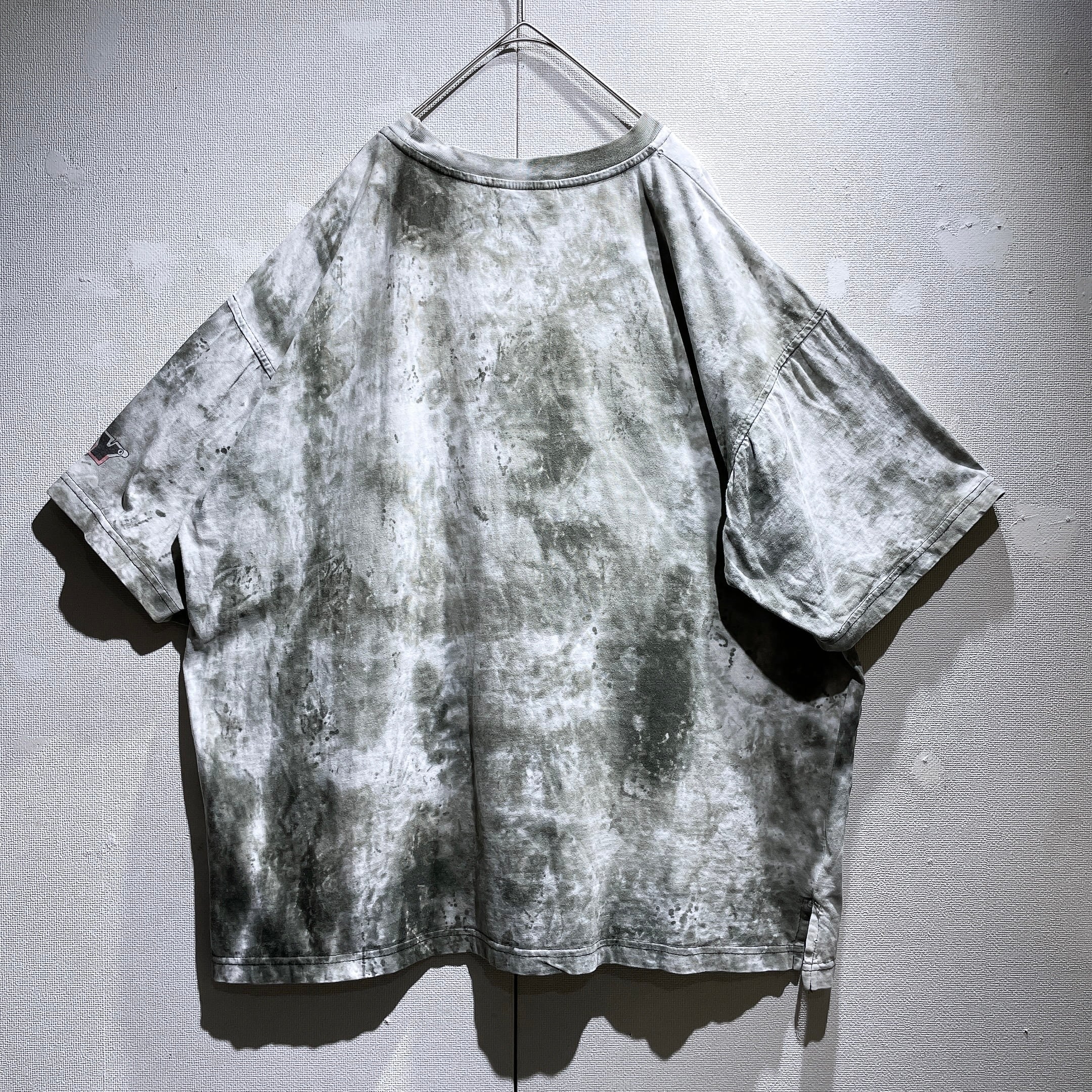 1990s ” Savvy ” Hand dyed logo printed vintage loose SS Tee