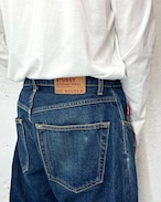 90s OLD STUSSY Straight Denim Pants USA製