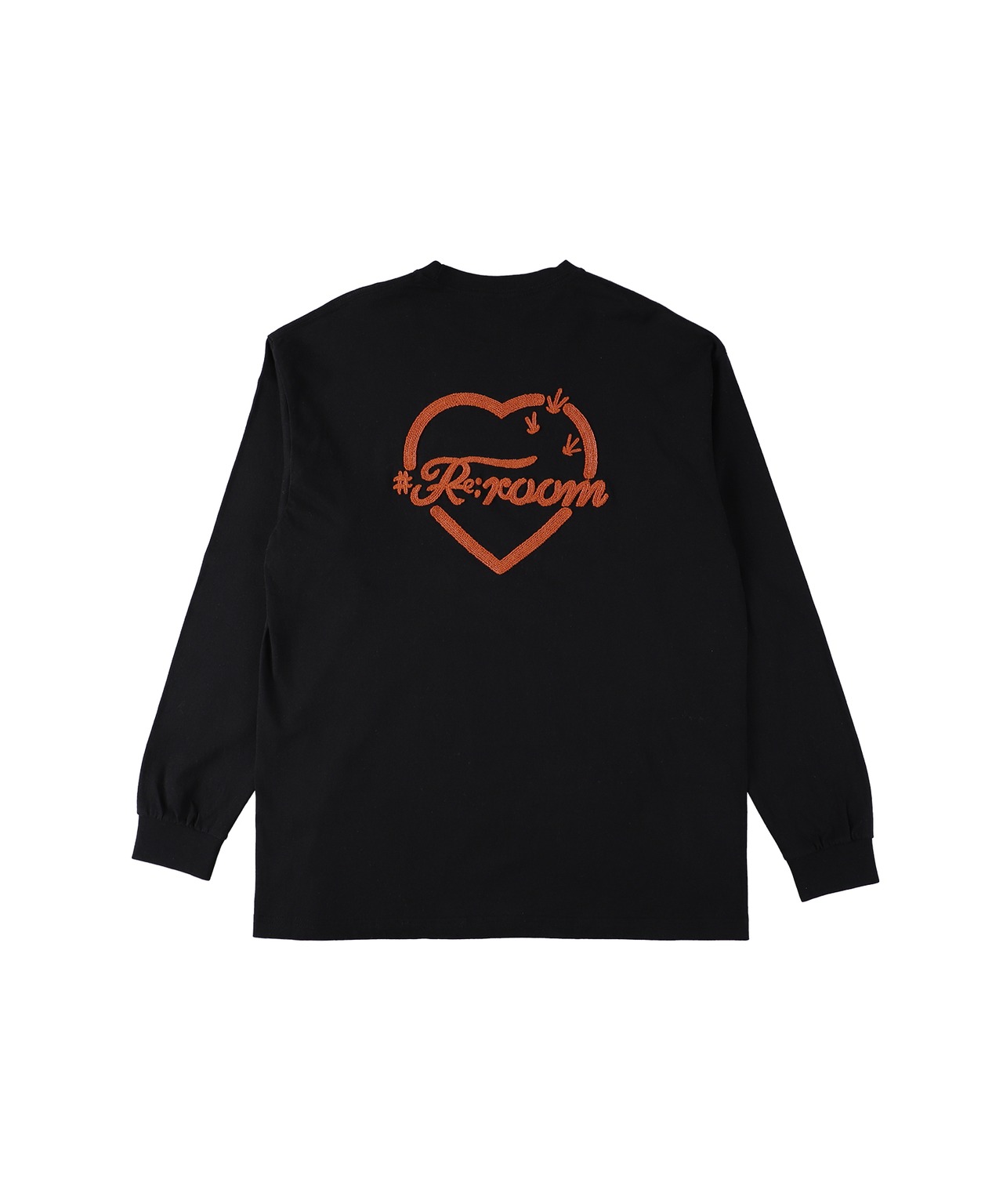 【#Re:room】HEART LOGO EMBROIDERY LONG SLEEVE［REC817］