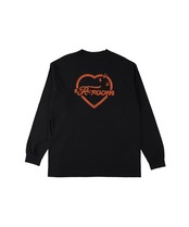 【#Re:room】HEART LOGO EMBROIDERY LONG SLEEVE［REC817］